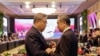 韩国外长朴振会晤中共外事办公室主任王毅.