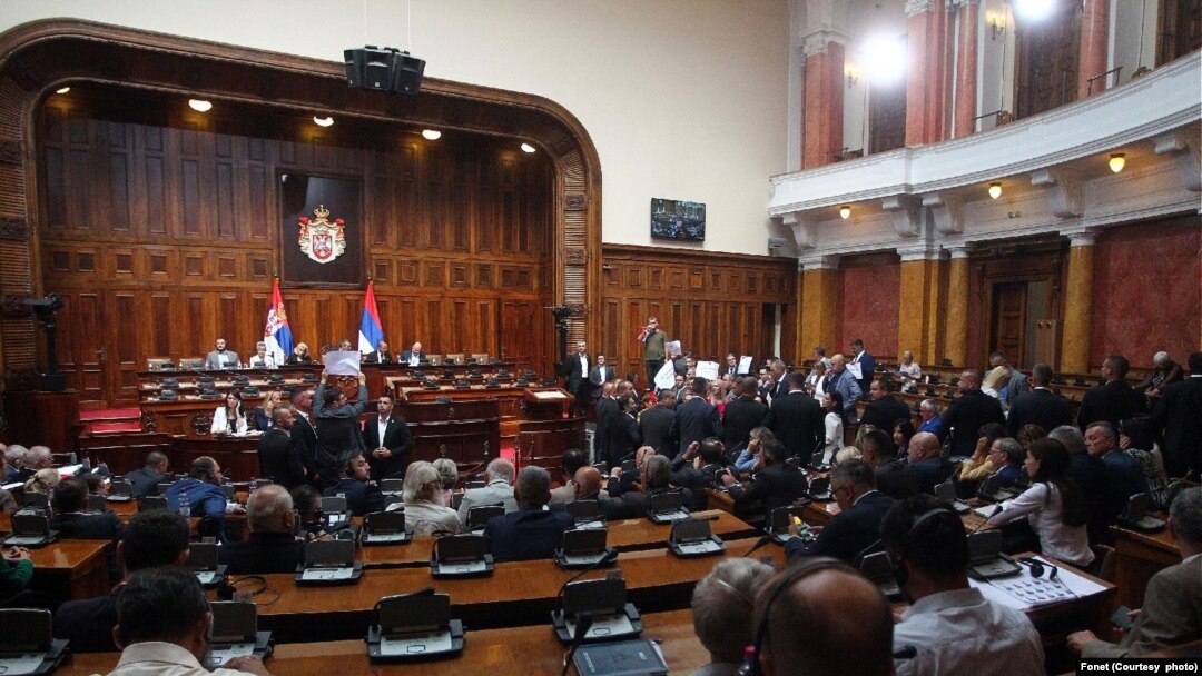 Skupštine Srbije - nastavak vanrednog zasedanja, 6. septembar 2023. (Foto: Fonet)