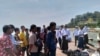 ထိုင်းနိုင်ငံမှာ အကြောင်းအမျိုးမျိုးကြောင့် ပြစ်ဒဏ်ကျခံပြီးဖြစ်တဲ့ မြန်မာရွှေ့ပြောင်းလုပ်သား ၁၂၁ ဦးကို ဇန်နဝါရီလ ၁၀ ရက်နေ့က ရနောင်းမြို့ကနေ ကော့သောင်းမြို့ကို ပြန်ပို့ပေးစဥ်။ (ဓာတ်ပုံ FED/ဇန်နဝါရီ ၁၀၊ ၂၀၂၄)