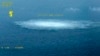 瑞典海岸警卫队飞机2022年9月27日拍摄的波罗的海北溪输气管天然气泄漏