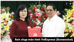 Bà Đào Hồng Lan - Bí thư tỉnh Phú Thọ, giờ đảm nhận vai trò Quyền Bộ trưởng Y tế.