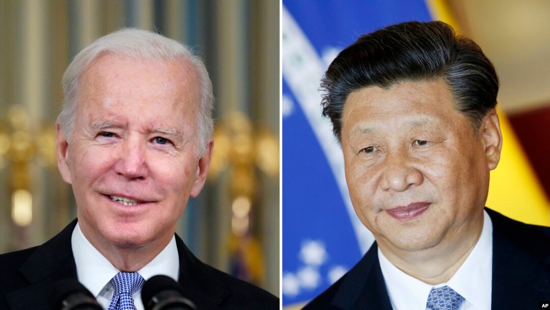 Foto Achiv: Prezidan Etazini Joe Biden ak Prezidan La Chin Xi Jinping.