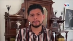 Enrique Martínez, estudiante nicaragüense exiliado.mp4
