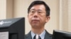 台湾法务部调查局长吕文忠11月1日在立法院接受质询(美国之音张永泰拍摄)