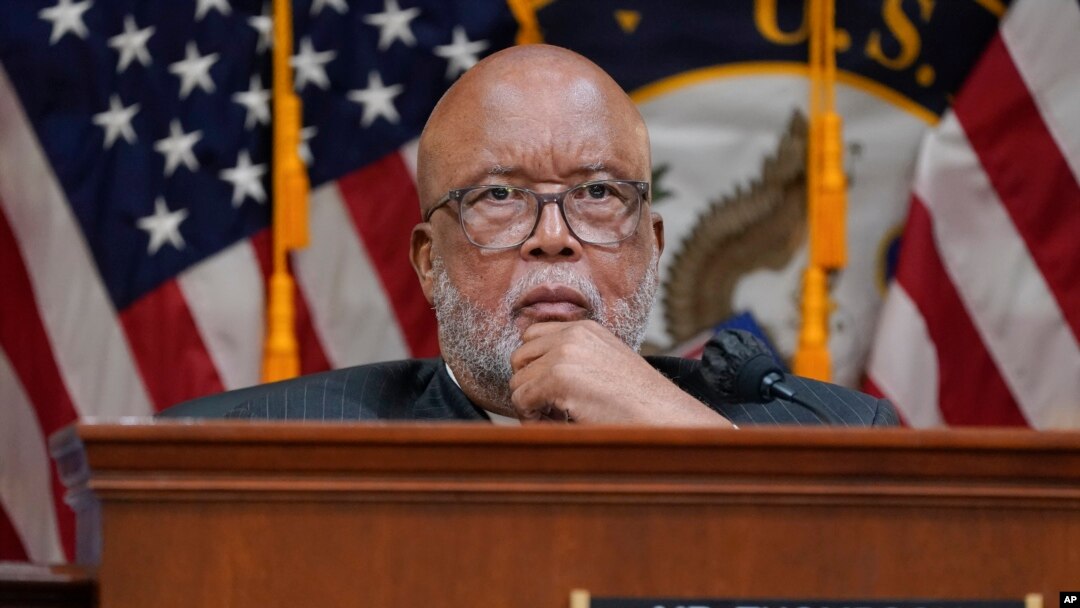 Direkte Komite La Chanm kap ankete atak 6 Janvye a sou Capitol la Bennie Thompson (Demokrat Mississippi) pandan yon odisyon nan Washington, Madi 12 Jiye 2022. 