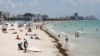 Plaža Saut bič u Majamiju, 10. jun 2020. (Foto: Reuters/Marco Bello)