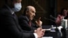 El enviado especial del Departamento de Estado para Venezuela, Elliot Abrams, en una audiencia ante el Senado, el 4 de agosto del 2020. 