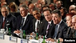 Các nguyên thủ quốc gia dự hội nghị NATO tại khu nghỉ mát Celtic Manor