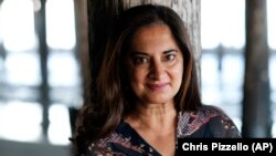 Mallika Chopra is an author, speaker and meditation expert for the animated children's series ”Stillwater." This photo was taken Dec. 21, 2020 (AP Photo/Chris Pizzello)