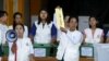 နိုဝင်ဘာအထွေထွေရွေးကောက်ပွဲမှာ ဆန္ဒမဲ ရေတွက်နေစဉ်