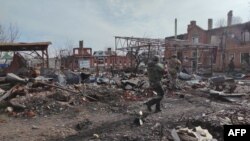 Razoreni djelovi grada Sudža u ruskom regionu Kursk (Foto: AFP/Russian Defence Ministry)