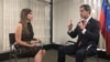 Adriana Rabascall con Juan Guiadó