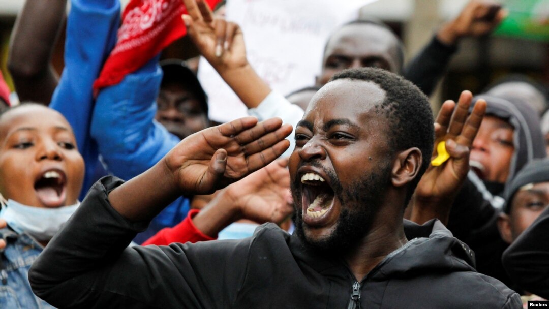 Anti-finance bill protesters clash with police in Nairobi