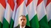 FILE - In this Friday, April 6, 2018 file photo Hungary's Prime Minister Viktor Orban speaks during the final electoral rally of his Fidesz party in Szekesfehervar, Hungary. 