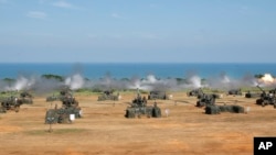 台灣在9月10日舉行年度漢光實彈軍演