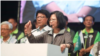 台湾总统蔡英文11月14号在选举造势场合上发表谈话 (蔡英文脸书)