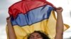 Continúan las manifestaciones exigiendo acción del gobierno, en Bogotá, Colombia, después de un mes. [Foto de archivo]