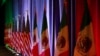 墨西哥、美国和加拿大国旗
