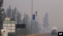 imyotsi y'imiriro mu kirere co mu gisagara ca Seeley Lake muri komine ya Missoula muri reta ya Montana