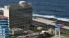 Vista de la Embajada de EEUU en La Habana, Cuba, el 14 de enero de 2025.