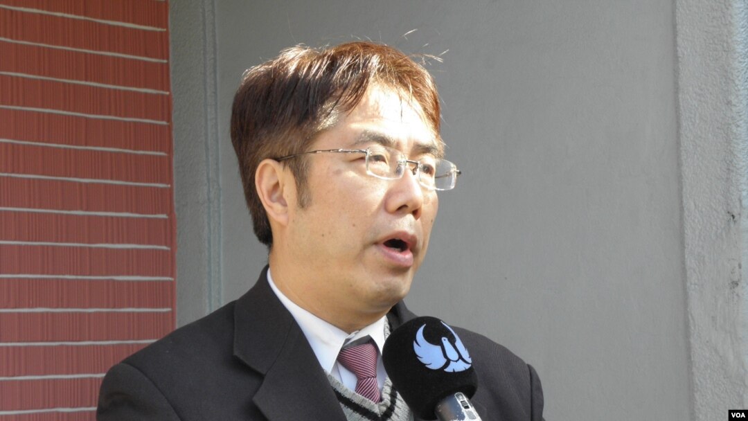 民進黨立委黃偉哲(美國之音申華拍攝)
