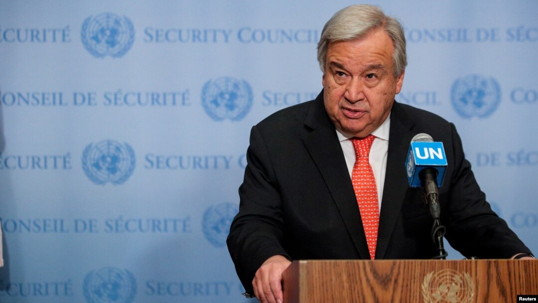 ကုလသမဂ္ဂအတွင်းရေးမှူးချုပ် Antonio Guterres (သြဂုတ်၊ ၀၁၊ ၂၀၁၉)