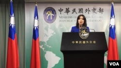 资料照：台湾外交部发言人欧江安
