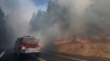 Mejora panorama en incendio de California