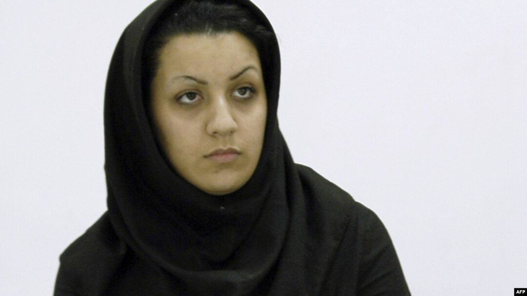 FILE - Iranian Reyhaneh Jabbari, shown in 2007, was executed in Tehran for the murder of a former intelligence official she accused of trying to rape her. 