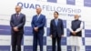 美国总统拜登与日本首相岸田文雄、印度总理莫迪和澳大利亚新任领导人阿尔巴尼斯在东京出席“四方安全对话”领导人峰会。（2022年5月24日）