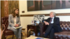 La vicepresidenta de Colombia, Martha Lucía Ramírez, se reunió con el secretario general de la OEA, Luis Almagro, el 24 de mayo de 2021, en Washington DC.