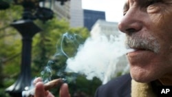 La prohibición de fumar estaba vigente en 179 parques del estado de Nueva York.