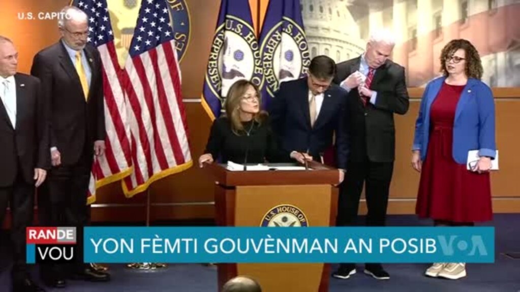 Chanm Depite Etazini Fè yon Pa an Avan Nan Direksyon Vote sou Plan pou Evite Fèmti Gouvènman Federal la 