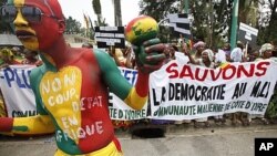 Người Mali sống ở Côte d'Ivoire biểu tình phản đối vụ đảo chánh ở nươc họ