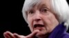 La expresidenta de la Reserva Federal, Janet Yellen, habla durante una mesa redonda en Atlanta. [Archivo]