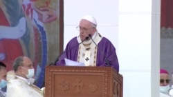 Pope Visits Iraq’s War-Ravaged North on the last day of tour
