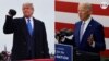 El presidente Donald Trump y el exvicepresidente Joe Biden protagonizaron diversos actos de campaña este 27 de octubre, cuando apenas falta una semana para los comicios.